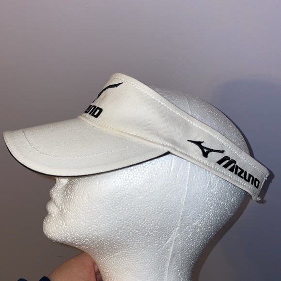Mizuno Tour Series Embroidered White Visor Hat OS - Picture 2 of 11